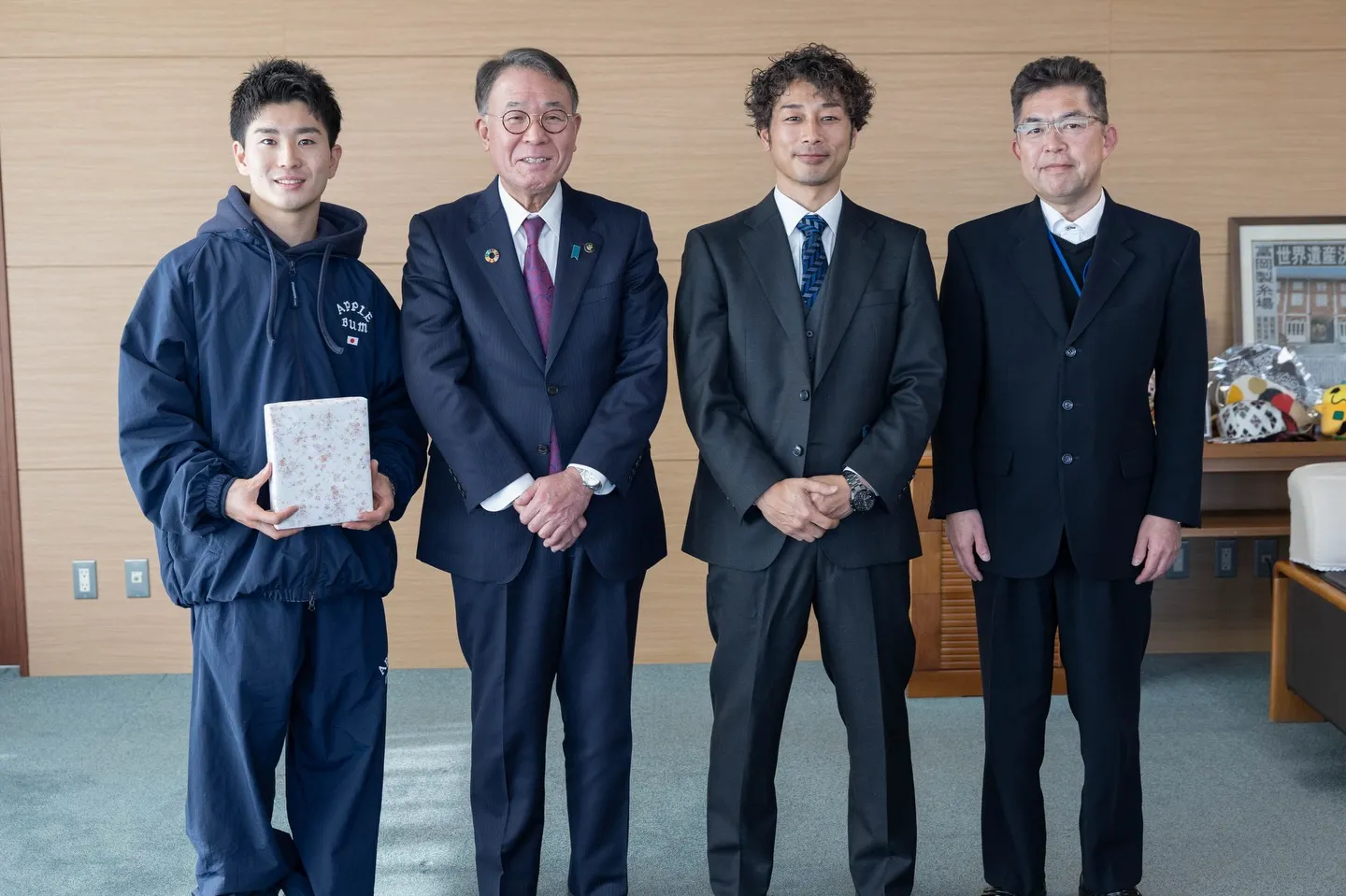 【Lil‘ Bomb先生伊勢崎市長表敬訪問】