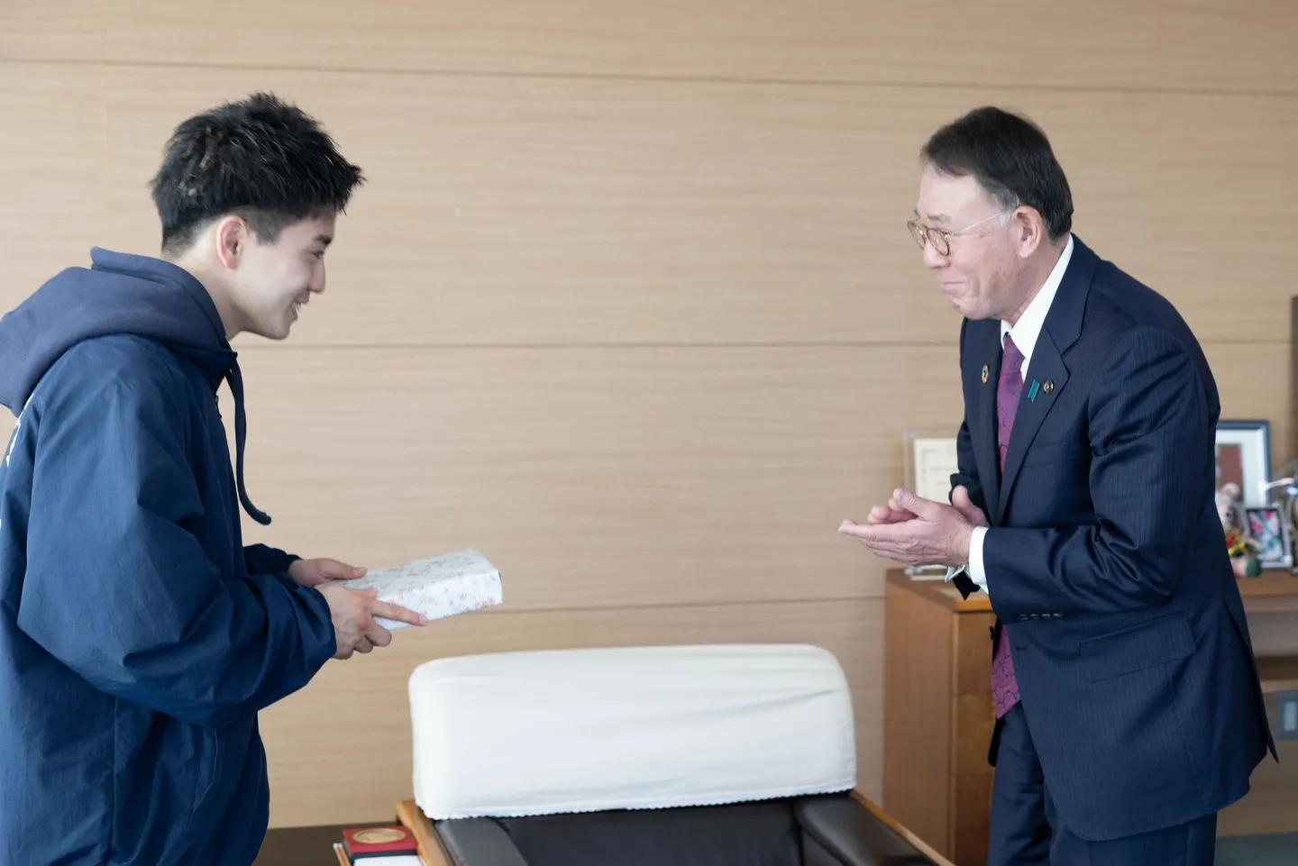 【Lil‘ Bomb先生伊勢崎市長表敬訪問】