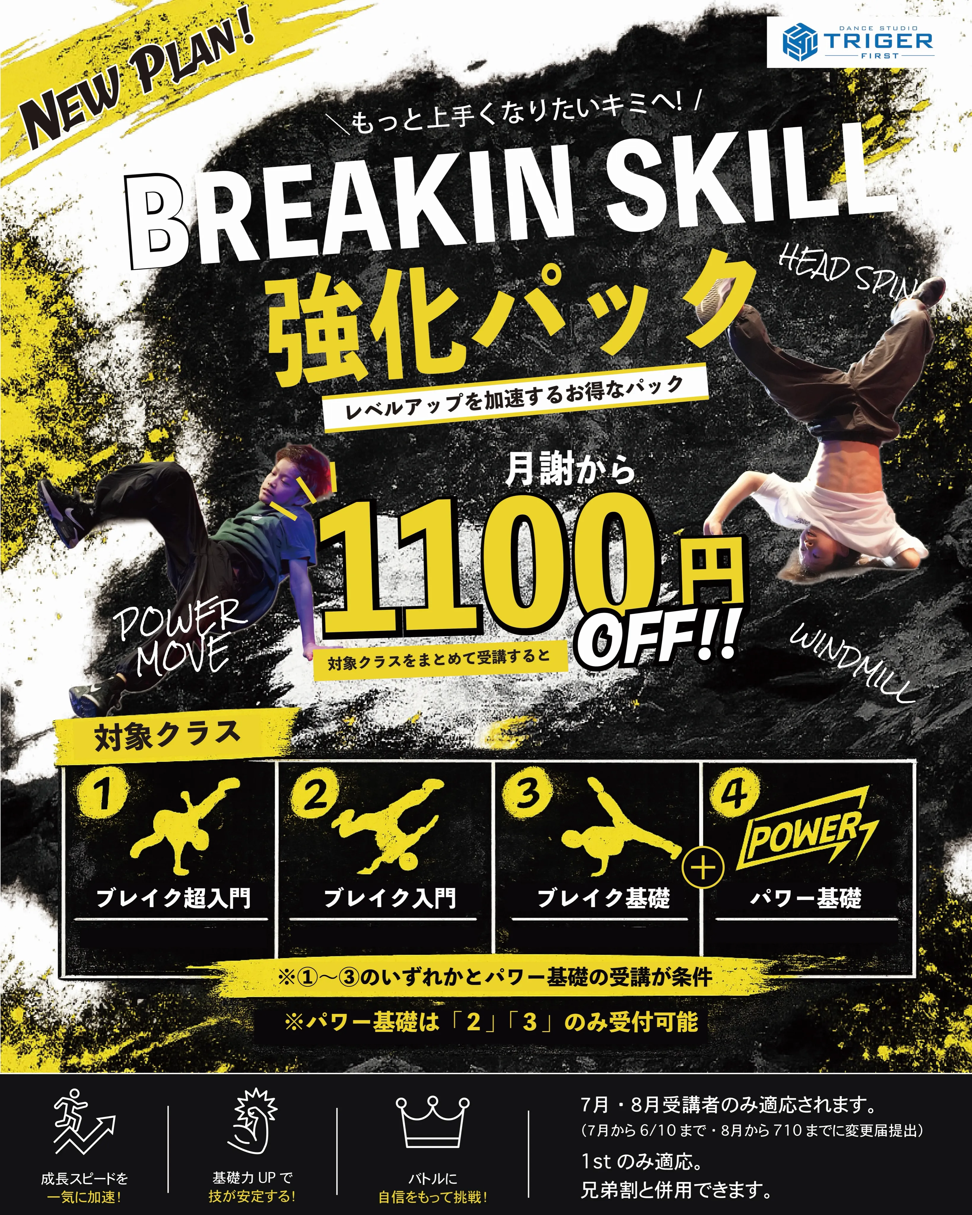 【BREAKIN SKILL 強化PACK スタート🔥】